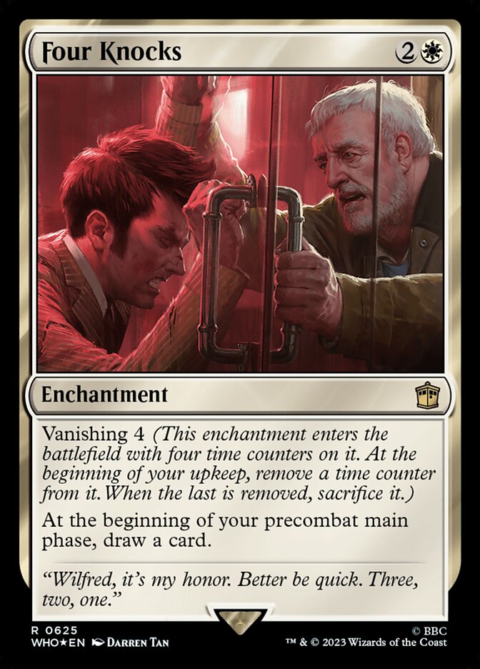Four Knocks card front