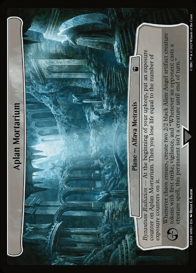 Aplan Mortarium card front