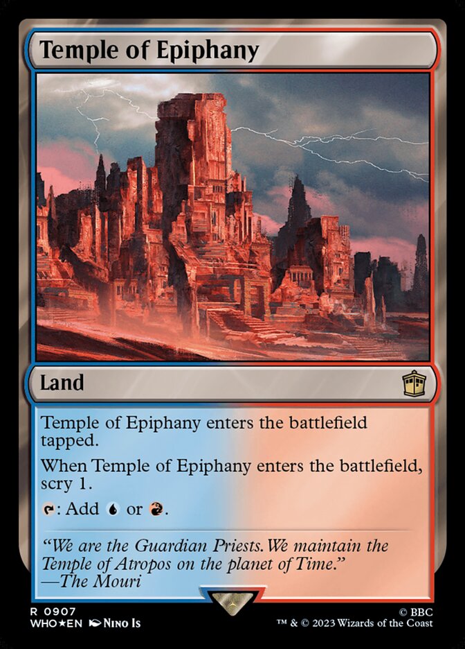 Temple of Epiphany card front