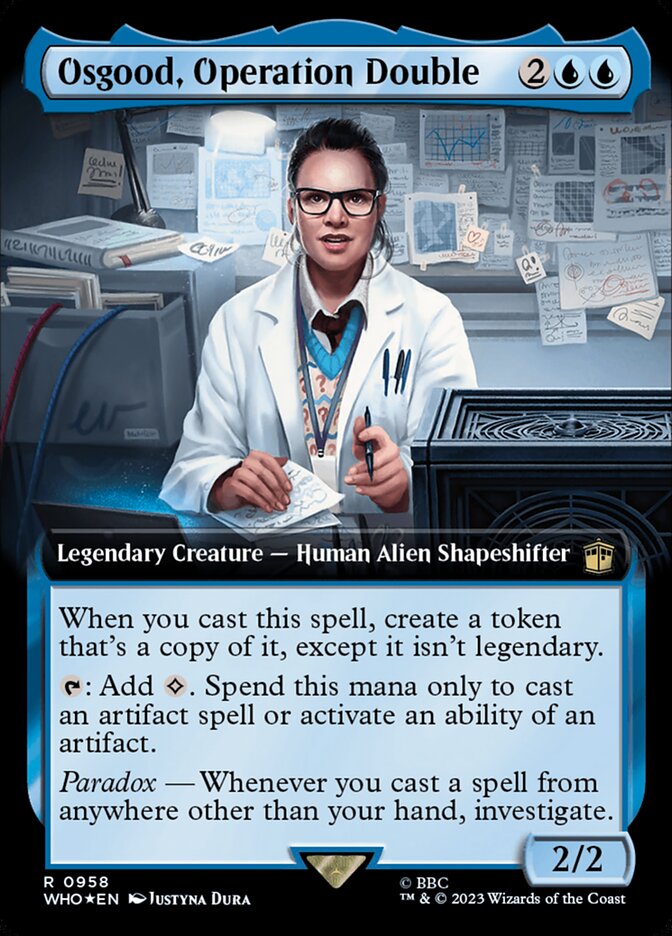 Osgood, Operation Double card front