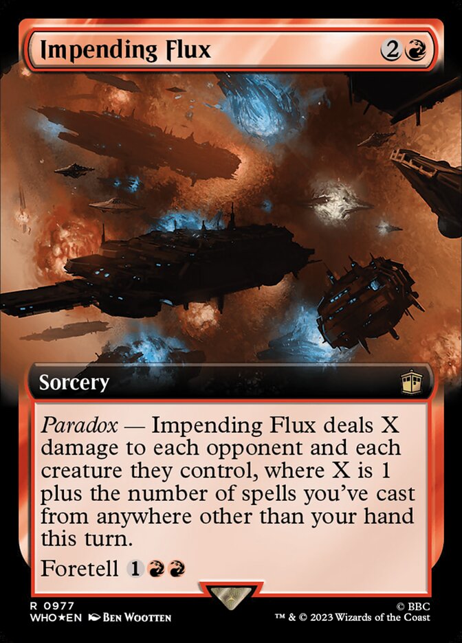 Impending Flux card front