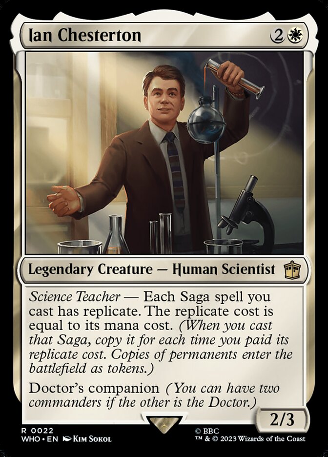 Ian Chesterton card front