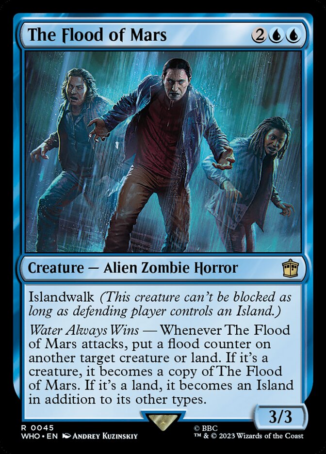 The Flood of Mars card front