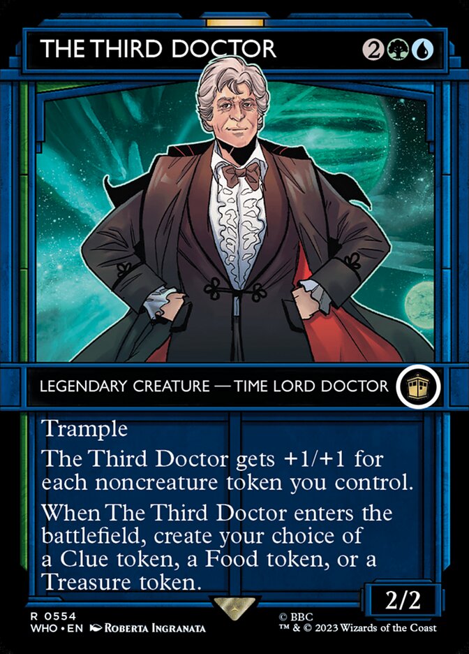 The Third Doctor card front
