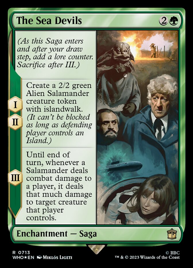 The Sea Devils card front