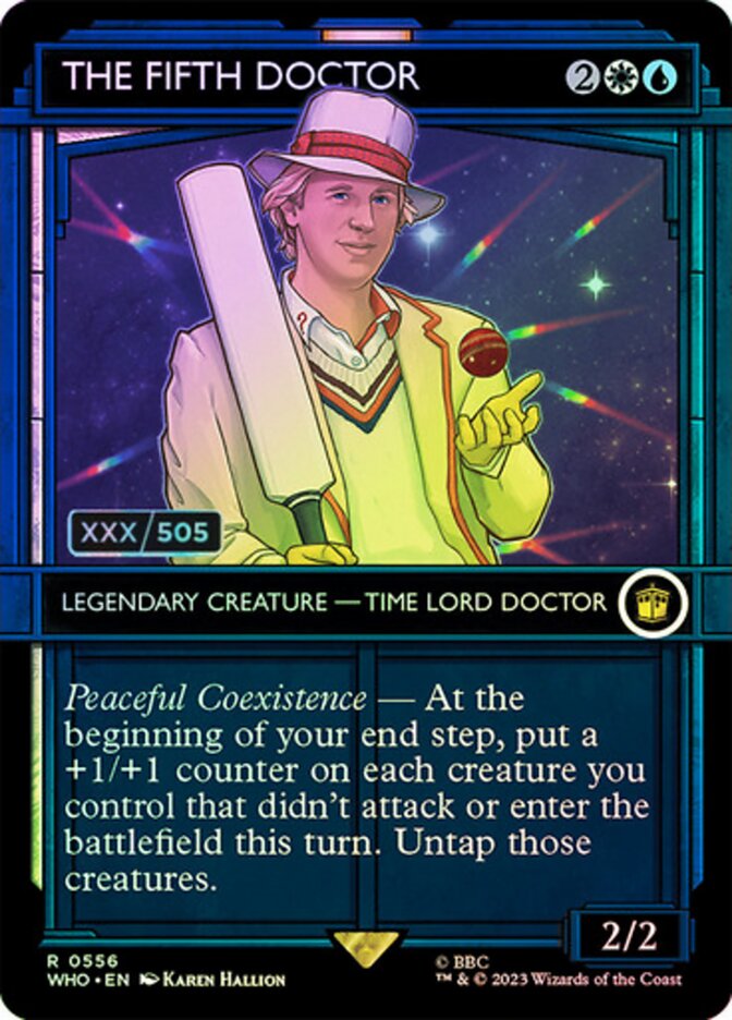 The Fifth Doctor card front