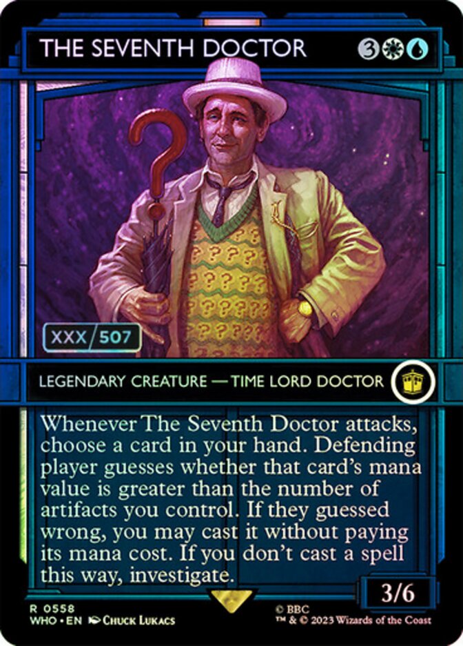 The Seventh Doctor card front
