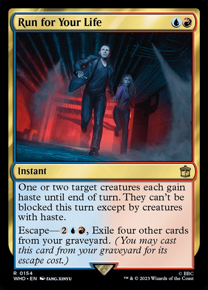 Run for Your Life card front
