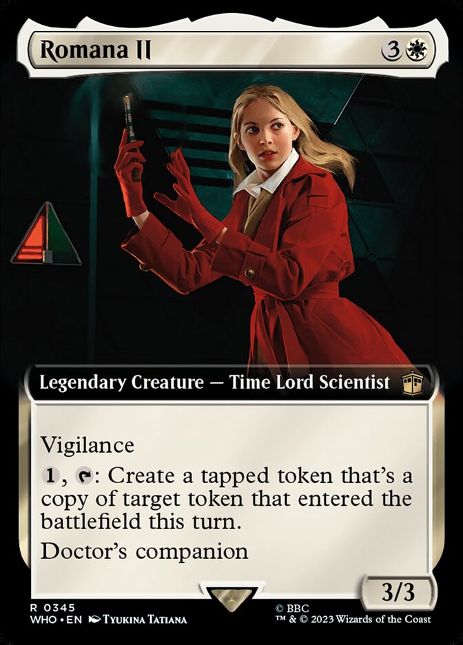 Romana II card front