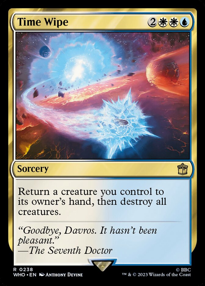 Time Wipe card front