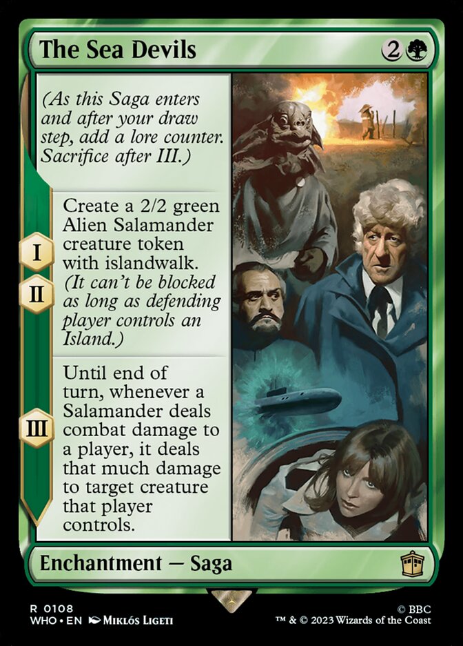 The Sea Devils card front