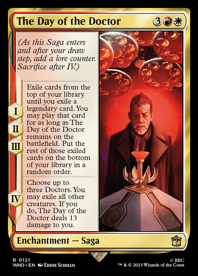 The Day of the Doctor card front