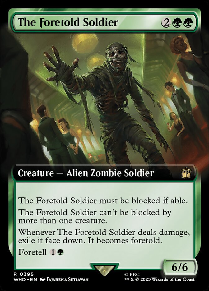 The Foretold Soldier card front