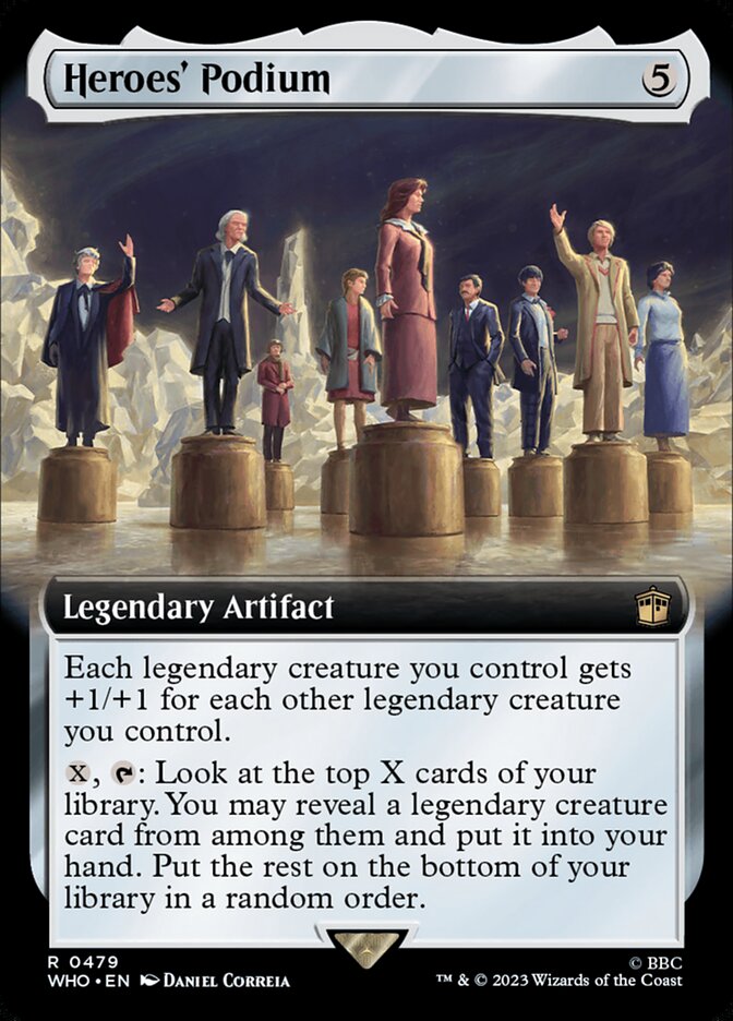 Heroes' Podium card front