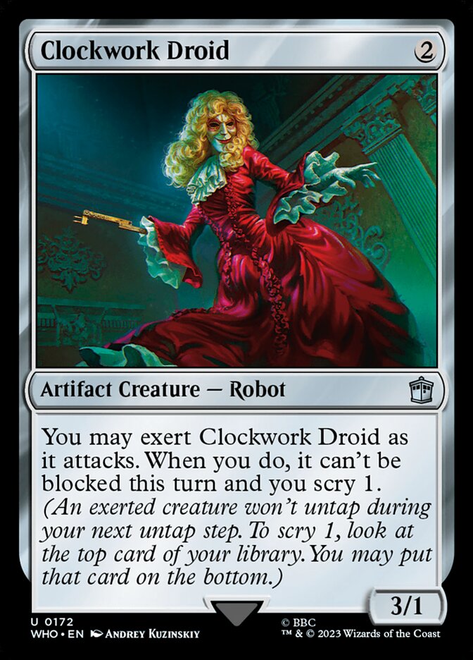 Clockwork Droid card front