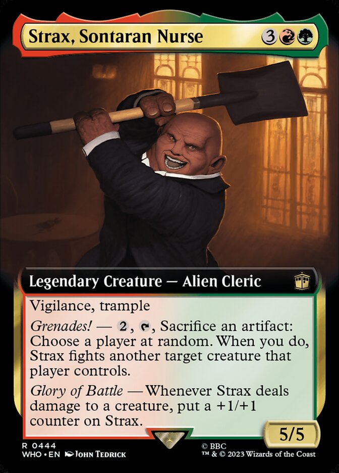 Strax, Sontaran Nurse card front