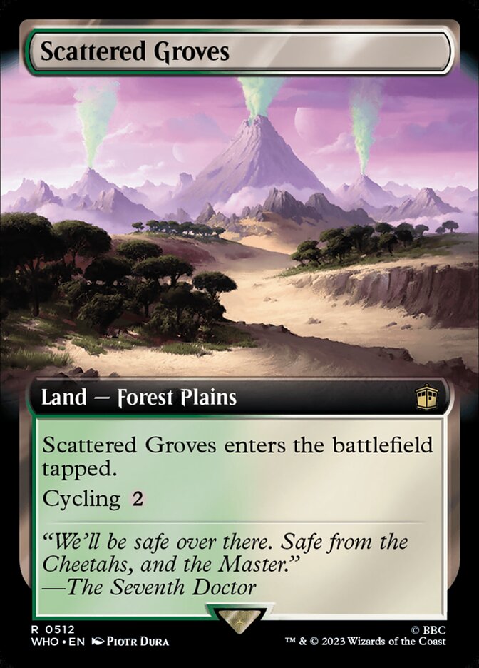 Scattered Groves card front
