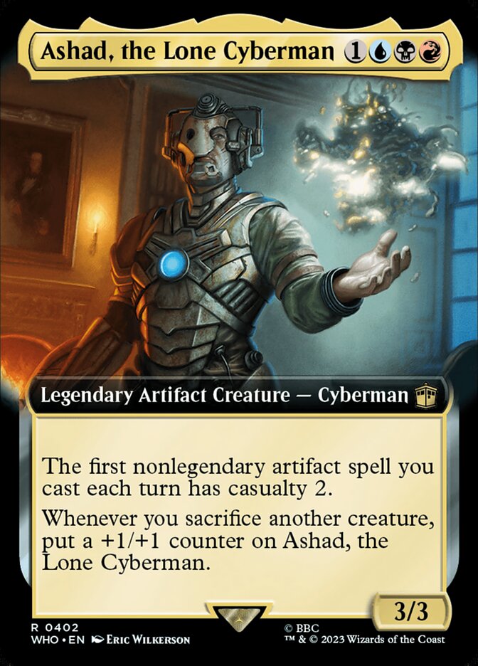 Ashad, the Lone Cyberman card front