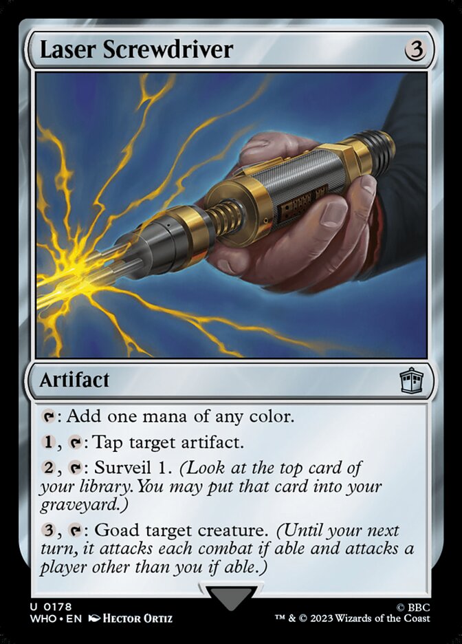 Laser Screwdriver card front