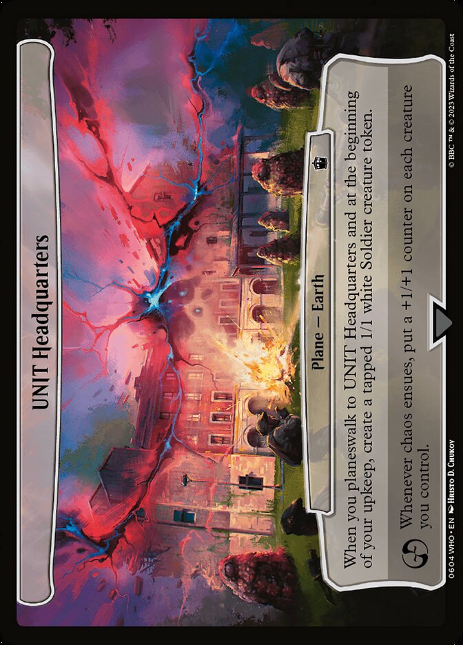 UNIT Headquarters card front