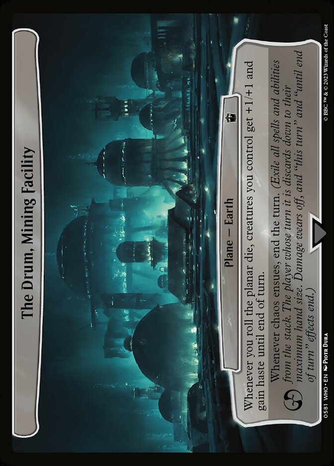 The Drum, Mining Facility card front