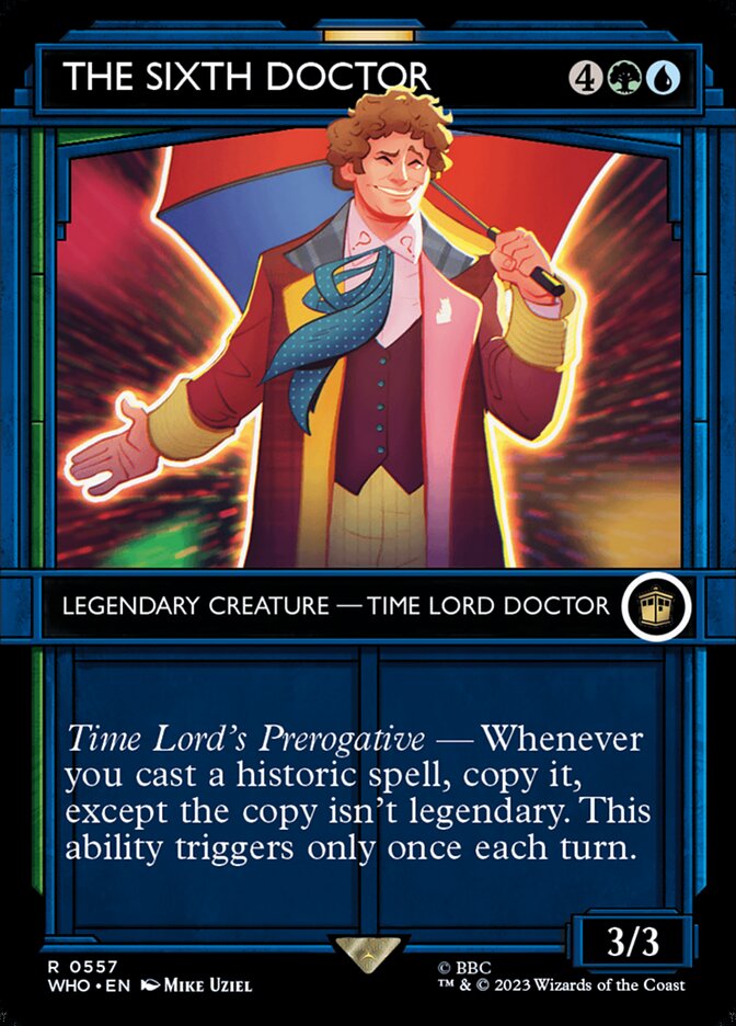 The Sixth Doctor card front