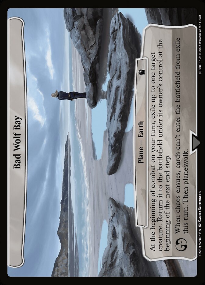 Bad Wolf Bay card front