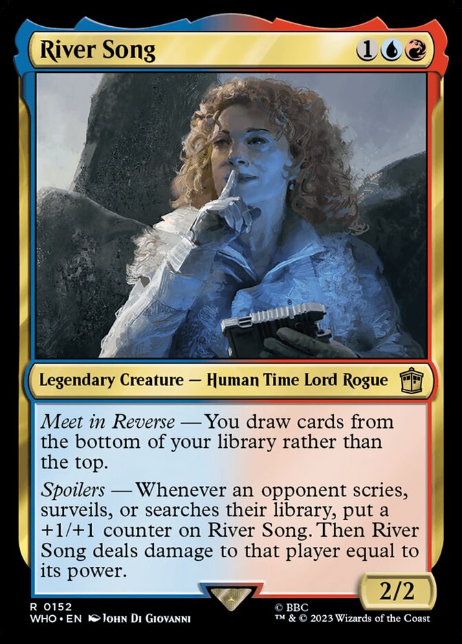 River Song card front