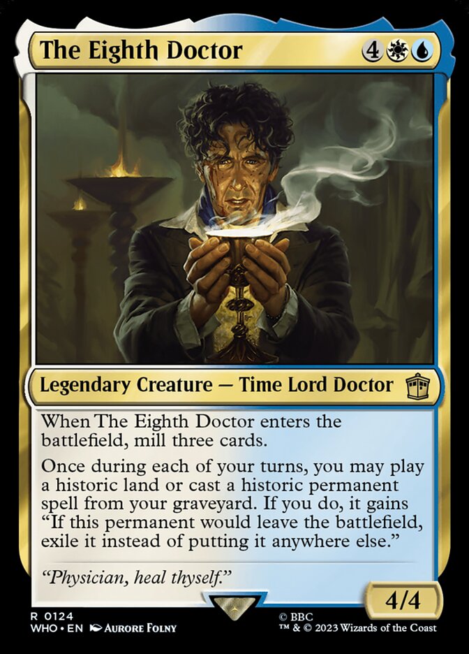 The Eighth Doctor card front