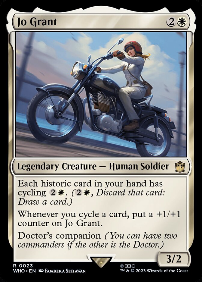 Jo Grant card front