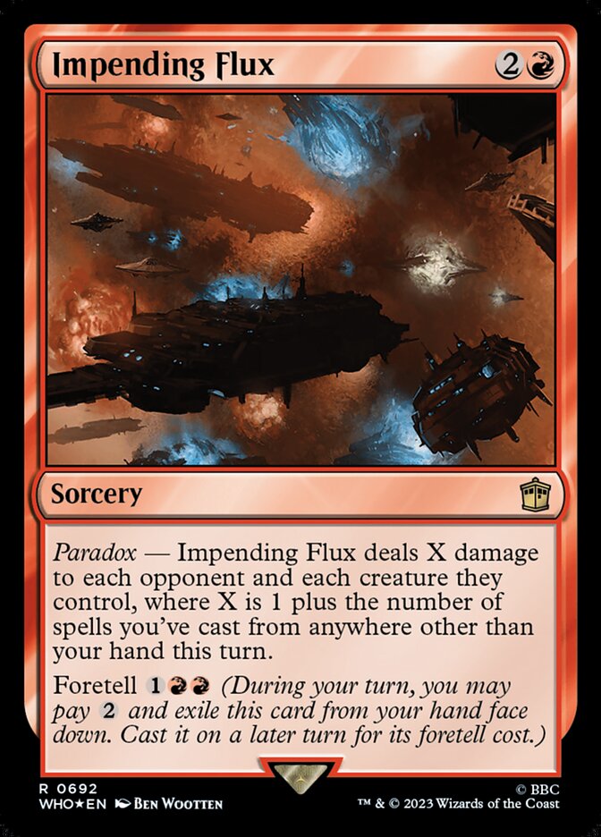 Impending Flux card front