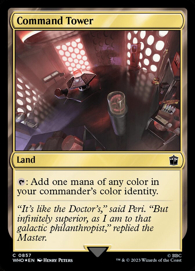 Command Tower card front
