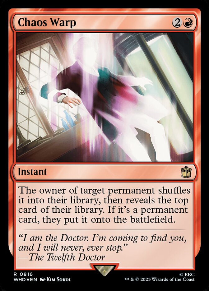 Chaos Warp card front