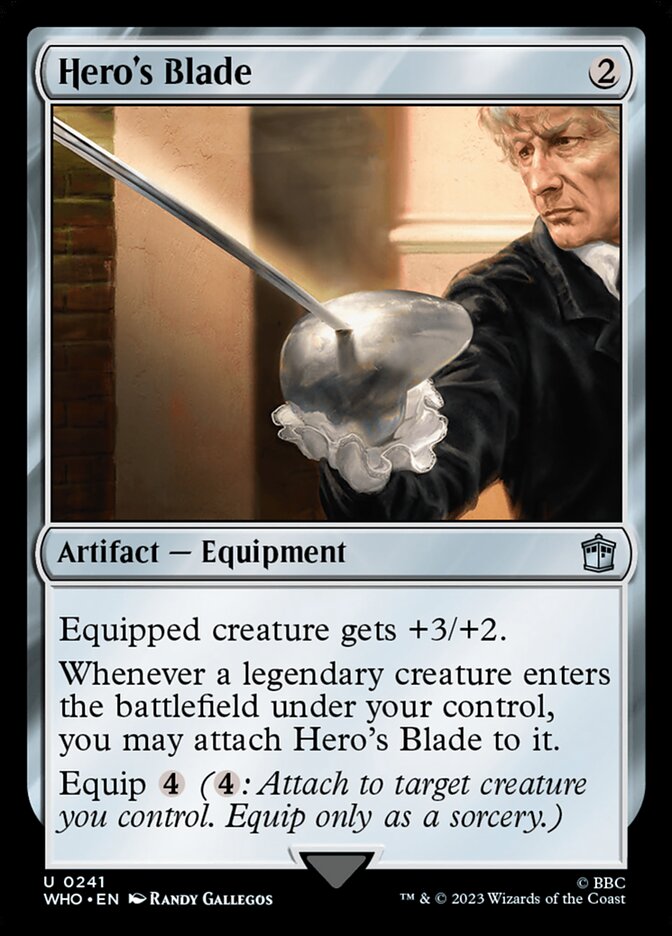 Hero's Blade card front