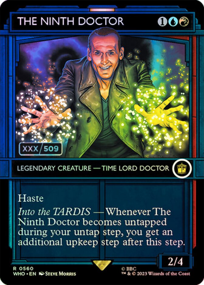 The Ninth Doctor card front