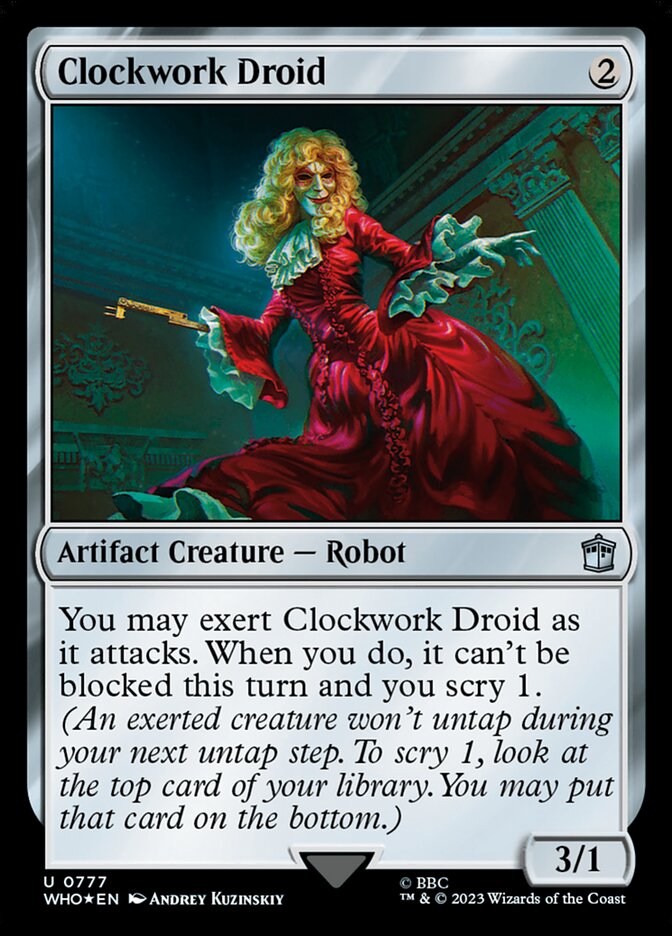 Clockwork Droid card front