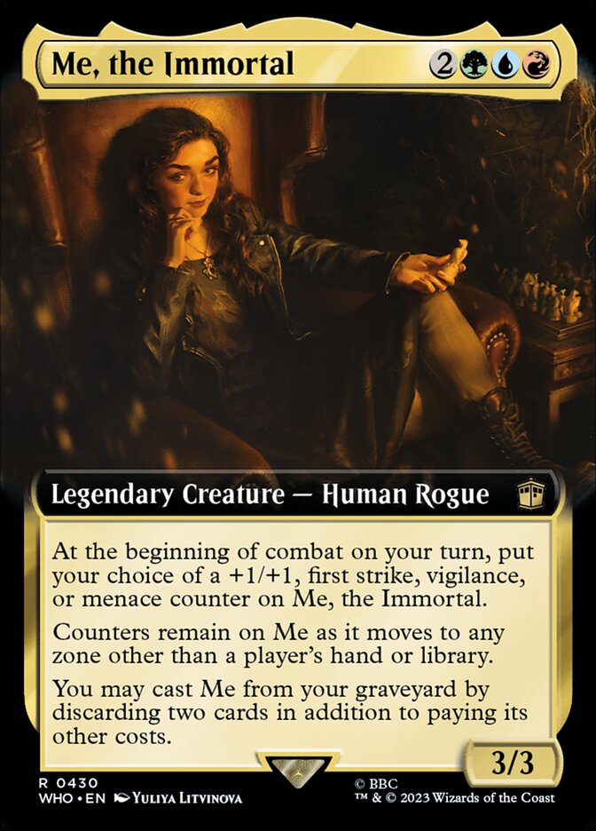 Me, the Immortal card front