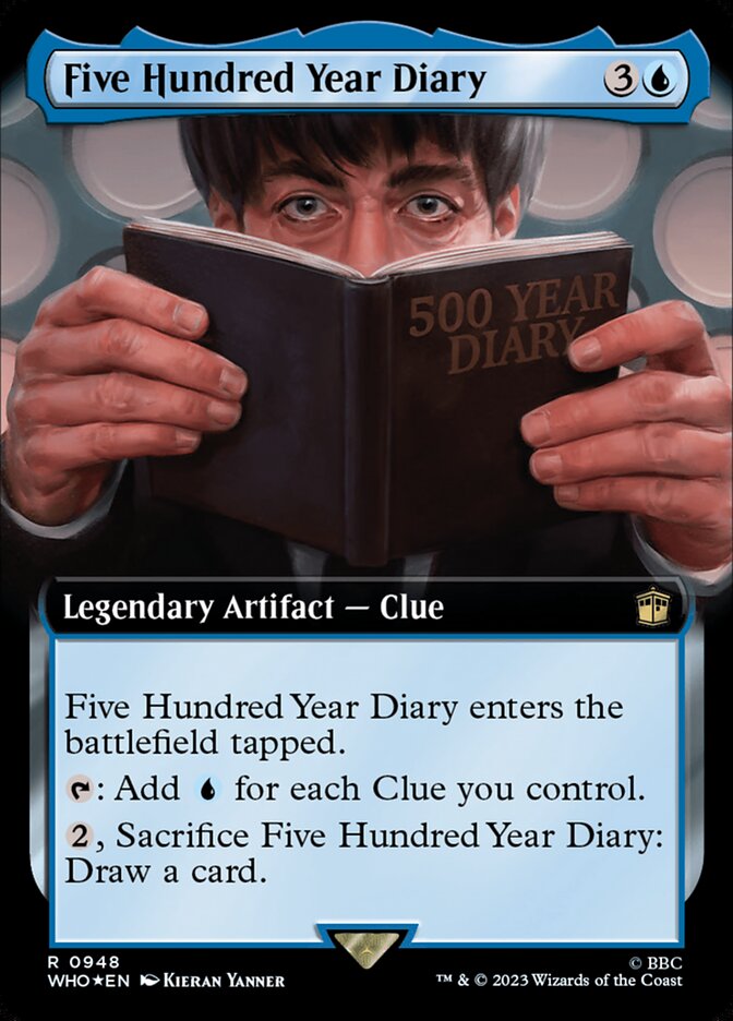 Five Hundred Year Diary card front