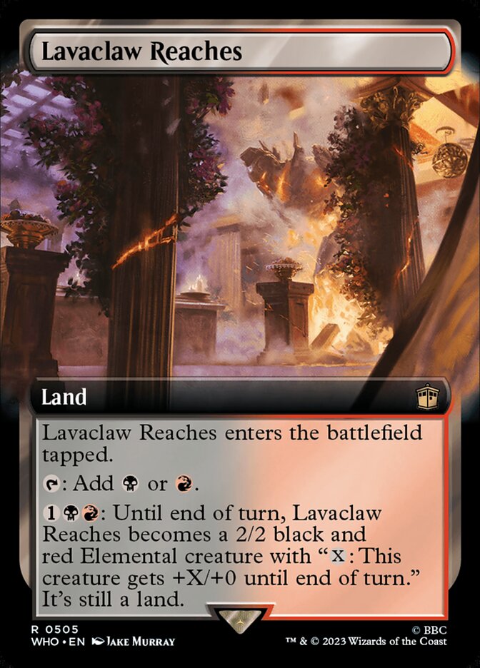 Lavaclaw Reaches card front