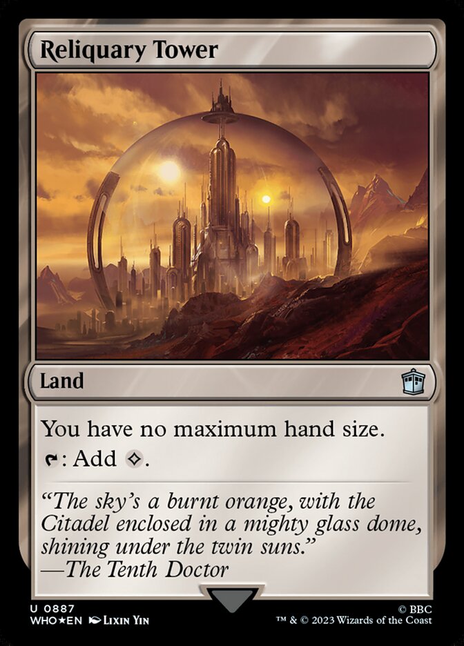 Reliquary Tower card front