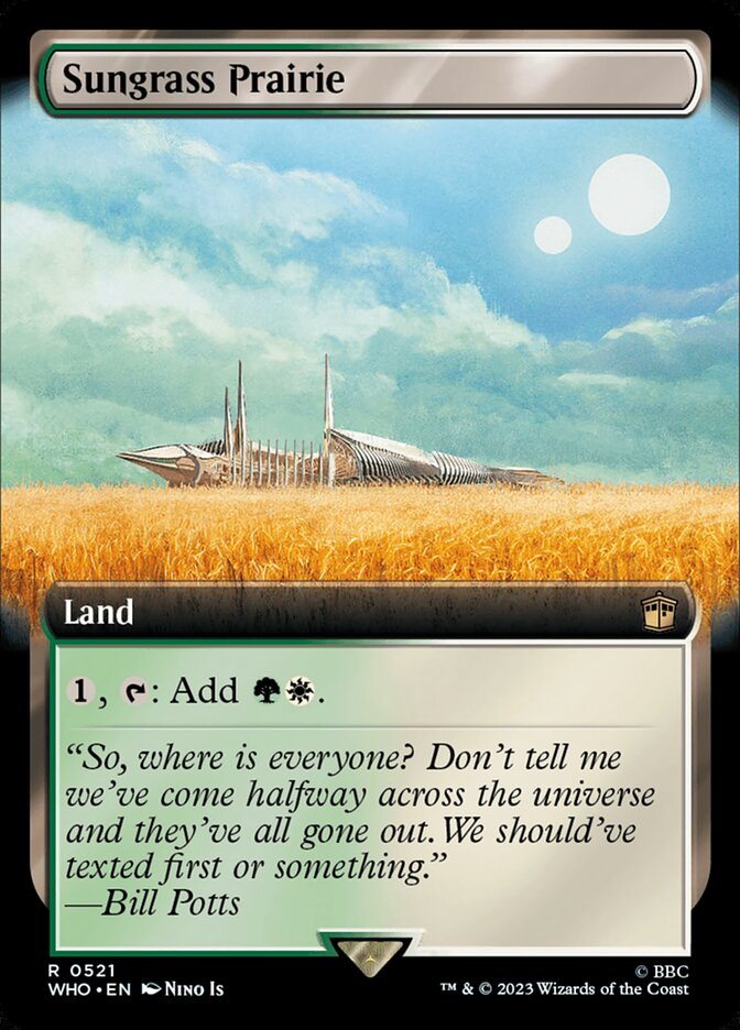 Sungrass Prairie card front