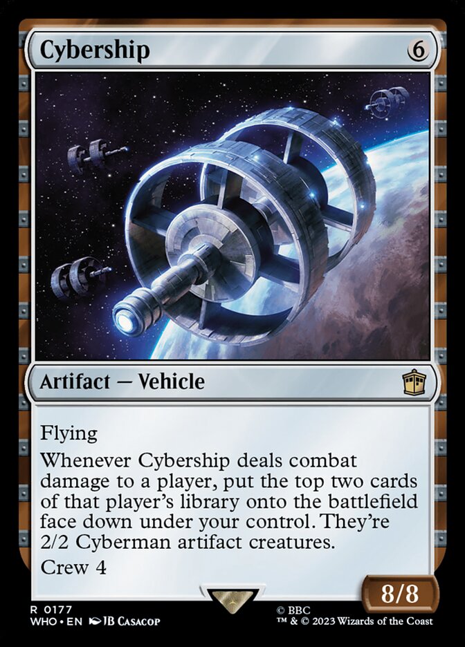 Cybership card front