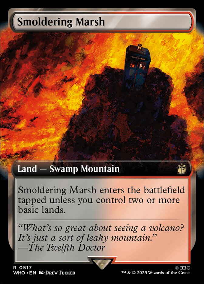 Smoldering Marsh card front