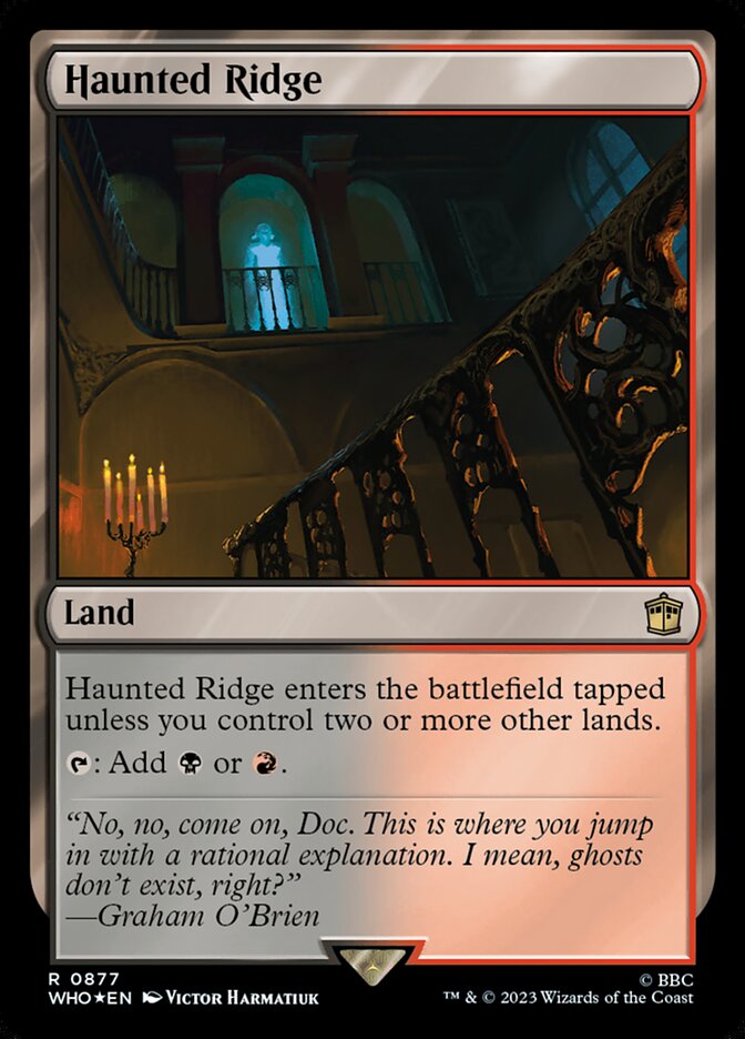 Haunted Ridge card front