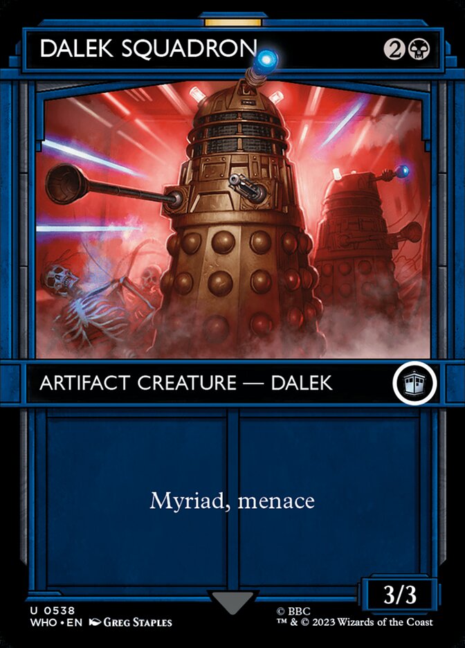 Dalek Squadron card front