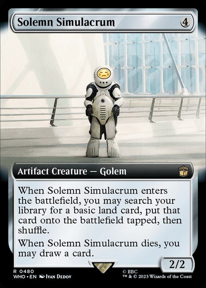 Solemn Simulacrum card front