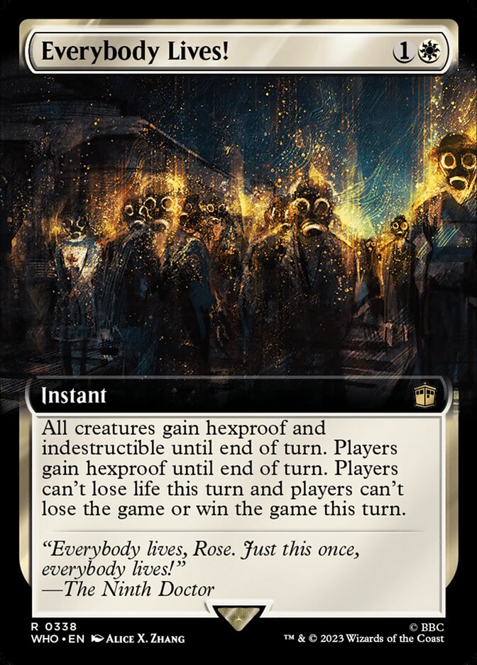 Everybody Lives! card front