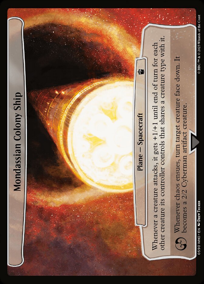 Mondassian Colony Ship card front
