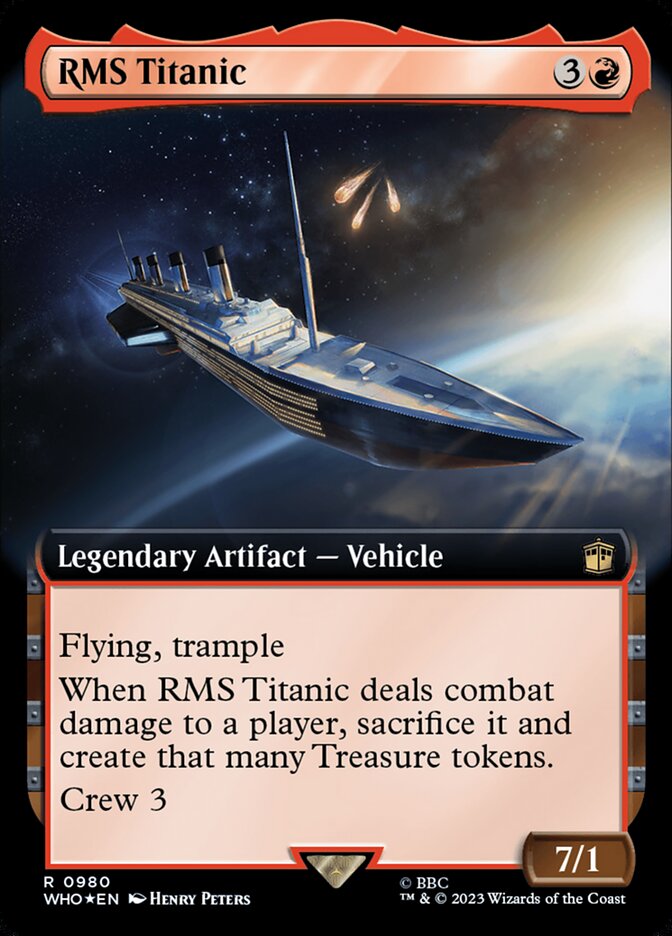 RMS Titanic card front