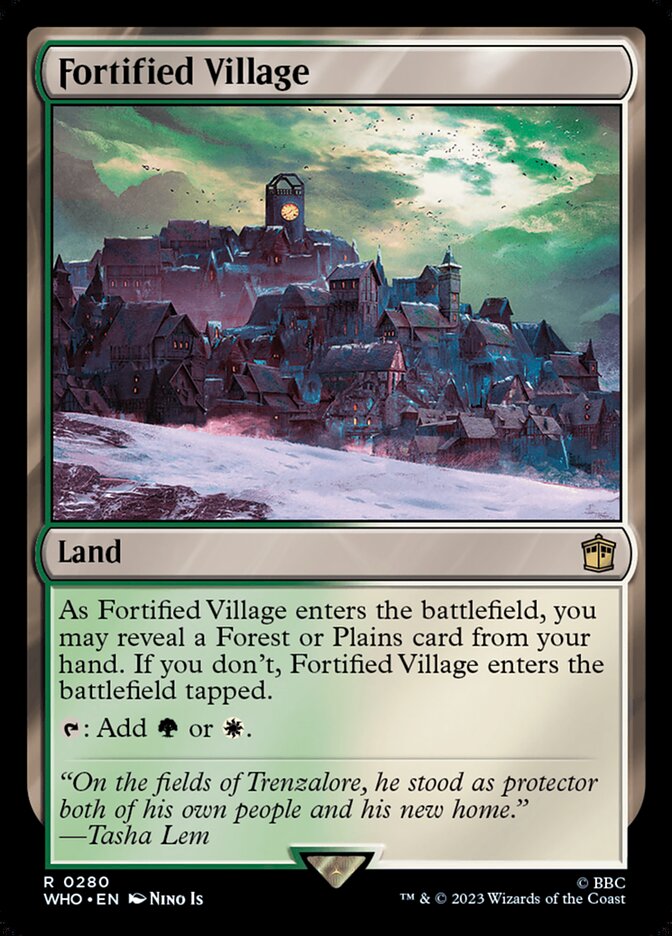 Fortified Village card front